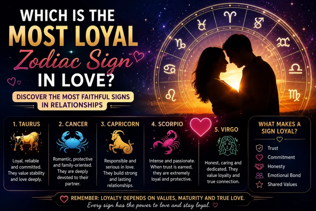 cual es el signo mas fiel en el amor